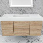 Queen 48" Full Sonoma Wall Mount Single Sink Modern Bathroom Vanity