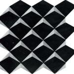 Bizou Mosaic 13x13" Shower Wall