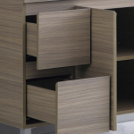 60" Freestanding Vanity Oak finish