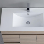 60" Freestanding Vanity Oak finish