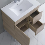 30" Freestanding Vanity Oak finish
