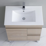 30" Freestanding Vanity Oak finish