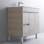 36" Freestanding Vanity in Oak finish