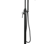 Bathtub Faucet Swan in Matte Black finish