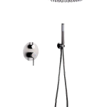 Shower Set Round Polished Chrome