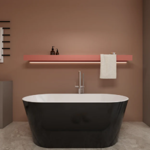 67" Freestanding Soaking Bathtub Acrylic