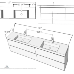 Mallorca 72 Wall Mounted Vanity