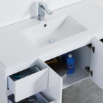 40" Wall Mount Vanity White