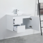 30" Wall Mount Vanity Glossy White