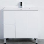 36" Vanity Freestanding in Glossy White
