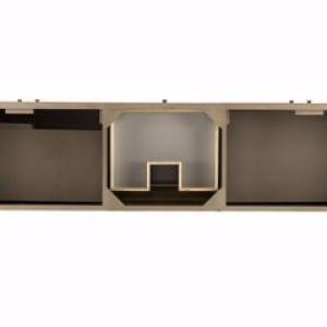 Linear 72IN Double Vanity Whitewashed Walnut