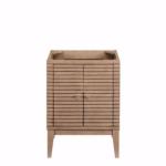 Linden 24IN Single Vanity Cabinet Whitewashed Walnut