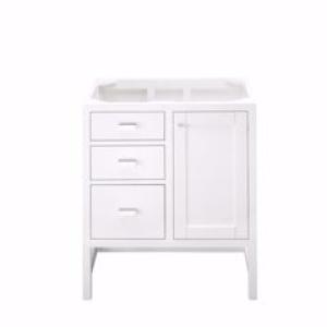 Addison 30IN Single Vanity Cabinet Glossy White
