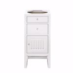 Athens 15IN Base Cabinet Only w/ Drawers and Right Door Glossy White