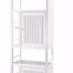 Athens 30IN Double-Sided Linen Cabinet Glossy White