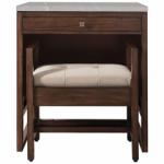 Athens 30IN Countertop Unit (makeup counter) Mid Century Acacia w/ 3 CM Eternal Serena Top
