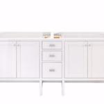 Addison 72IN Double Vanity Cabinet Glossy White