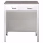 Addison 30IN Countertop Unit Glossy White w/ 3 CM Grey Expo Silestone Top