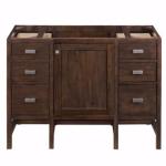 Addison 48IN Single Vanity Mid-Century Acacia w/ 3 CM Eternal Jasmine Pearl Silestone Top