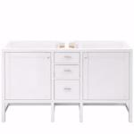 Addison 60IN Double Vanity Cabinet Glossy White