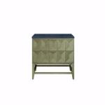 Emmeline 36IN Single Vanity Pebble Oak w/ 3 CM Charcoal Soapstone Top