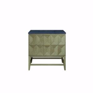 Emmeline 36IN Single Vanity Pebble Oak w/ 3 CM Charcoal Soapstone Top