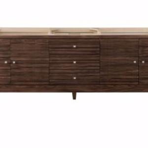 Linear 72IN Double Vanity Mid-Century Walnut