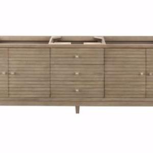 Linear 72IN Single Vanity Whitewashed Walnut