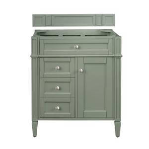 Brittany 30IN Single Vanity Cabinet Smokey Celadon