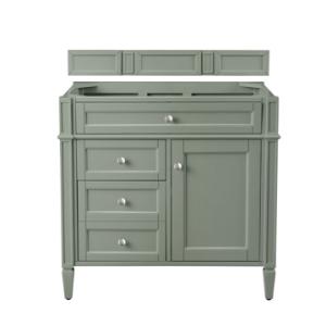 Brittany 36IN Single Vanity Cabinet Smokey Celadon