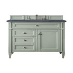 Brittany 36IN Single Vanity Sage Green w/ 3 CM Charcoal Soapstone Silestone Top