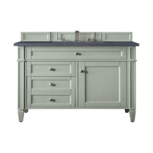 Brittany 36IN Single Vanity Sage Green w/ 3 CM Charcoal Soapstone Silestone Top