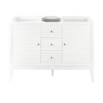 Linear 59IN Double Vanity Glossy White
