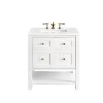 Breckenridge 30IN Single Vanity Cabinet Bright White