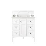 Palisades 48IN Single Vanity Cabinet Bright White