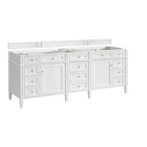 Brittany 84IN Double Vanity in Bright White