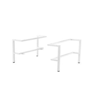 Milan 18.1IN Depth Stainless Steel Base(Tall) Glossy White