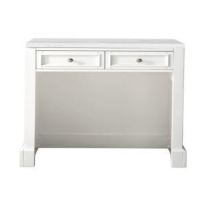 De Soto 30IN Countertop Unit Bright White w/ 3 CM Arctic Fall Solid Surface Top