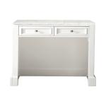 De Soto 30IN Countertop Unit Bright White w/ 3 CM Eternal Jasmine Pearl Silestone Top