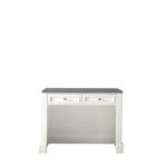 De Soto 30IN Countertop Unit Bright White w/ 3 CM Grey Expo Silestone Top