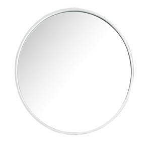 Montreal 28IN Round Mirror Glossy White