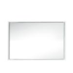 Milan 35.4IN Square Cube Mirror Glossy White