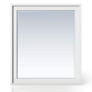 Addison 36IN Rectangular Mirror Glossy White