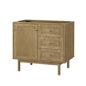 Laurent 36IN Single Vanity Cabinet Light Natural Oak