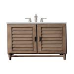 Portland 36IN Single Vanity Whitewashed Walnut w/ 3 CM Ethereal Noctis Silestone Top