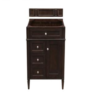 Brittany 30IN Single Vanity Cabinet Burnished Mahogany