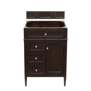 Brittany 36IN Single Vanity Cabinet Burnished Mahogany
