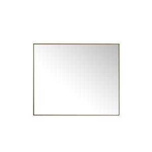 Rohe 48IN Rectangular Mirror Champagne Brass