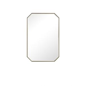 Rohe 24IN Octagonal Mirror Champagne Brass
