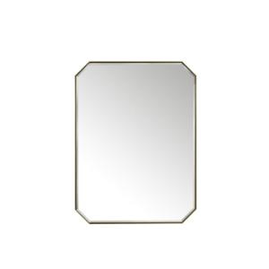 Rohe 30IN Octagonal Mirror Champagne Brass